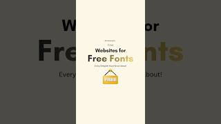 5 Best Free Font Websites Every Designer Must Know! 🎨🔥