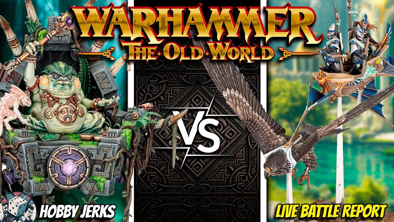 Lizardmen vs High Elves | Warhammer The Old World (Live Battle Report ...