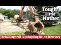 Rebuilding a Collapsing Driveway and Retaining wall