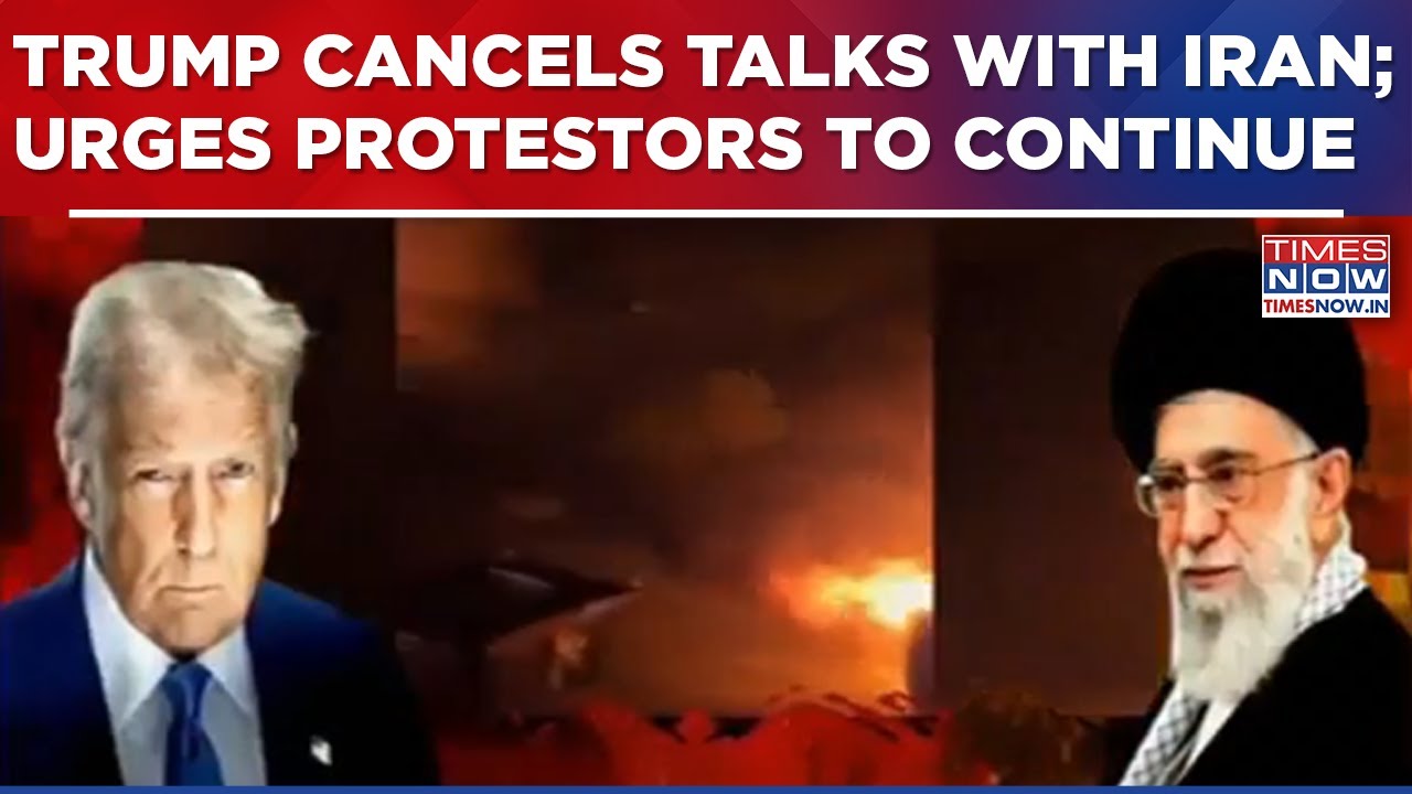 Trump Scraps Iran Talks, Backs Protests, Slaps Tariffs As Iran Blames Foreign Hands for Influence