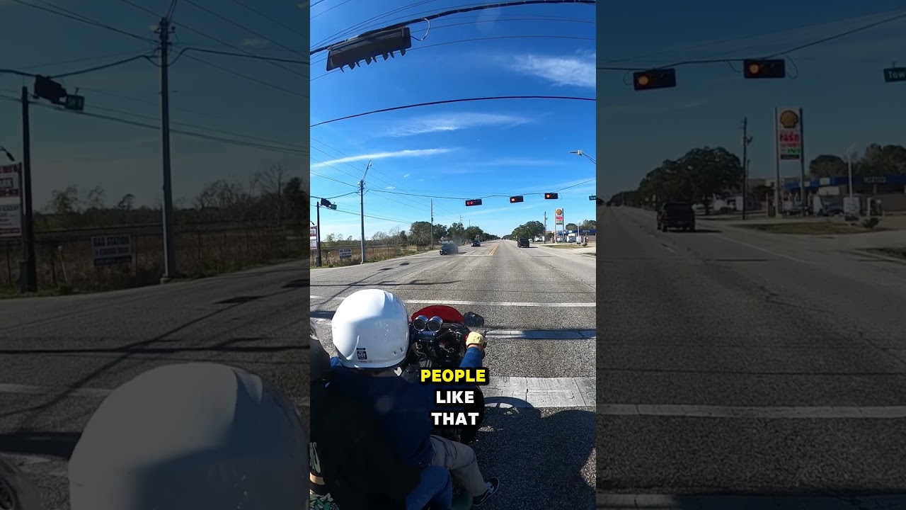 Car pulls out in front of biker 