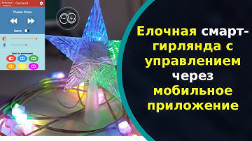 Елочная смарт гирлянда с управлением через мобильное приложение
