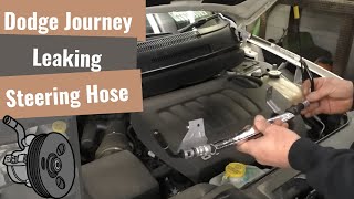 Dodge Journey: Power Steering Return Hose Leaking