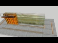 Typical shear wall formwork animation