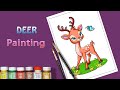 Deer Cartoon Painting/Deer