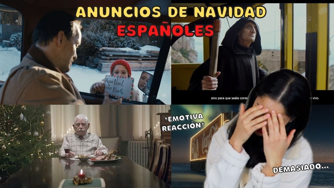 REACCIONO a ANUNCIOS EMOTIVOS de NAVIDAD | COMERCIALES ESPAÑOLES