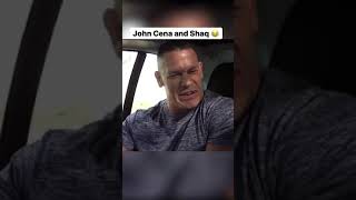 When Shaq and John Cena tried squeezing into a small car together 😂 screenshot 2