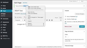 RSVP Pro Initial Setup