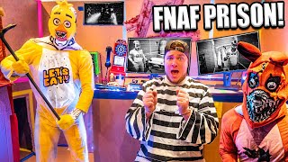 FIVE NIGHTS At Freddy's BOX FORT IRL! 3AM Fazbear Pizzeria Survival! (FNAF  Movie) 