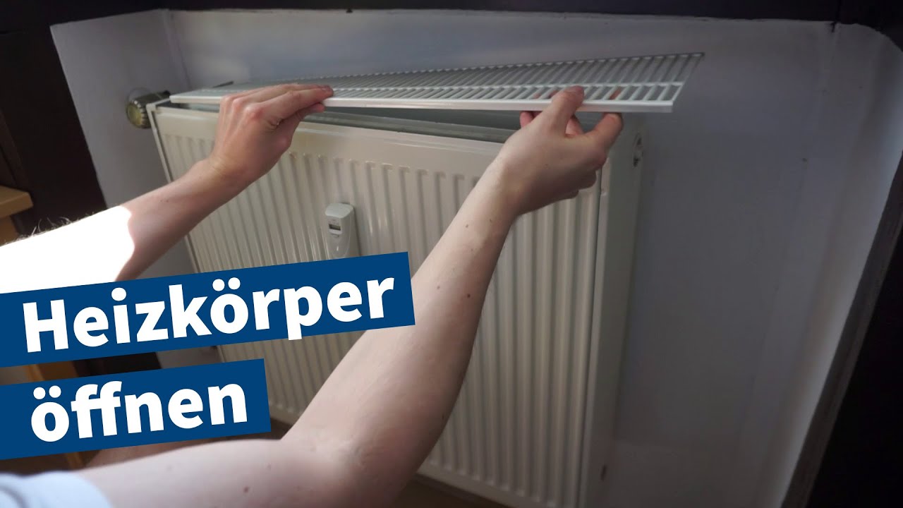 Heizungsgitter öffnen?