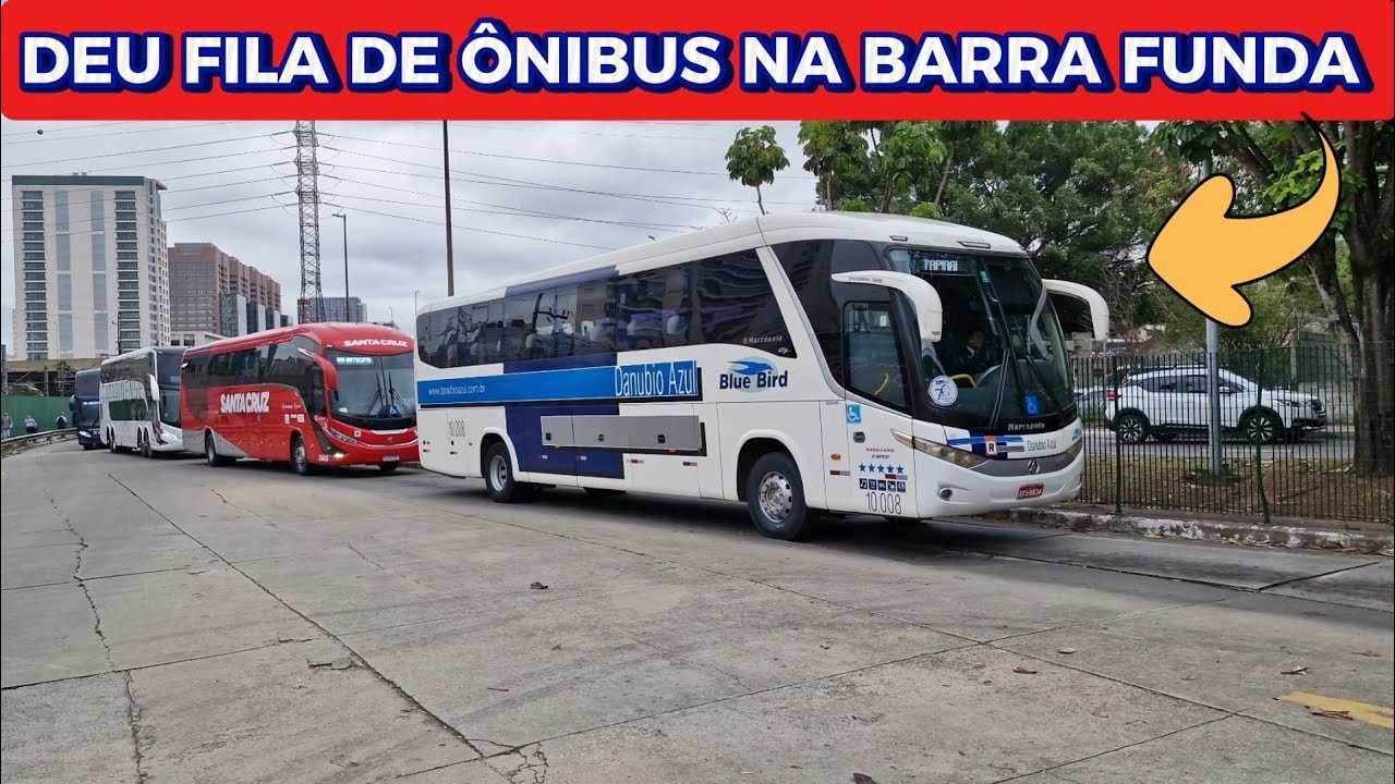 MUITOS ÔNIBUS ! MOVIMENTO DE ÔNIBUS NO TERMINAL RODOVIÁRIO DA BARRA FUNDA ( SP )