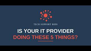 5 Things Your IT Provider Should Be Doing Every Month