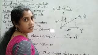 Types of vectors , coplanar , equal, concurrent,like, unlike vectors etc