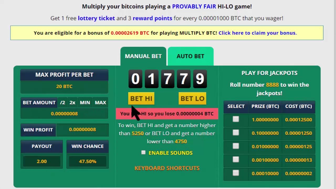 multiply your bitcoin daily