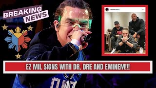 PANALO! EZ MIL signs with DR. DRE & EMINEM! Shady/Aftermath/Interscope! Filipino Night performance!