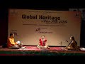 Global Heritage Art Fest 2019 | Carnatica | SPSS | Carnatic Vocal Concert Shruthi Govindarajan