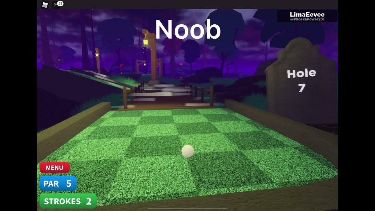 7 хол. Roblox Golf.