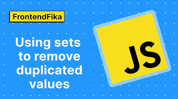 ArrayFTW | Using sets to remove duplicated values in arrays