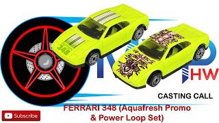 MVP Hot Wheels Ferrari 348 #4 (Aquafresh and Power Loop Set)