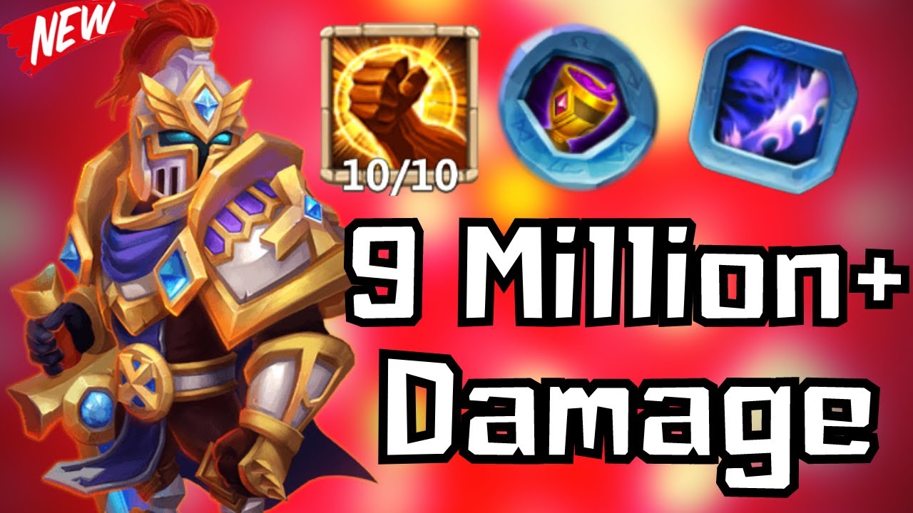 Paladin dealing 9 Million+ Damage | vs Top Heroes | Castle Clash 