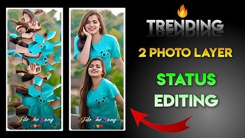 2 Photo Layer Status Video Editing | New Style Status Editing Alight Motion | Jhumar Status Video