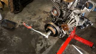 How to replace timing belt Ford Zetec engine Part 2 /4