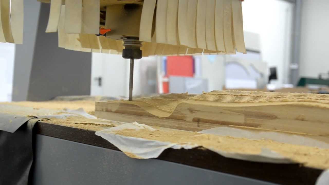 Longboard press mold in CNC Machine YouTube