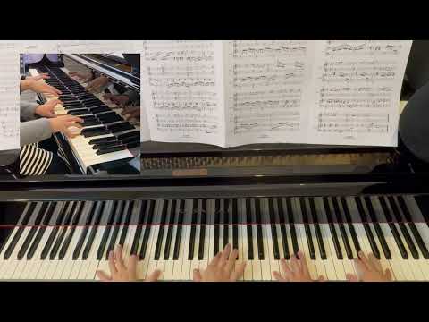 Kamado Tanjiro no Uta - 竈門炭治郎のうた （four hands piano)