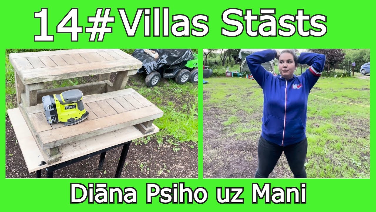 14# Diāna Psiho uz Mani 😡 Restaurēju Kāpnes | Villas Stāsts