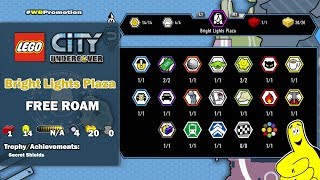 Lego City Undercover: Bright Lights Plaza FREE ROAM (All Collectibles) - HTG screenshot 5