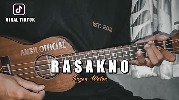 RASAKNO - GUYON WATON ( Viral Tiktok ) Cover Ukulele By Amrii Official