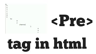 Pre tag in HTML//HTML basic tags for begginers//HTML Tutorials for begginers//learn IT 9M