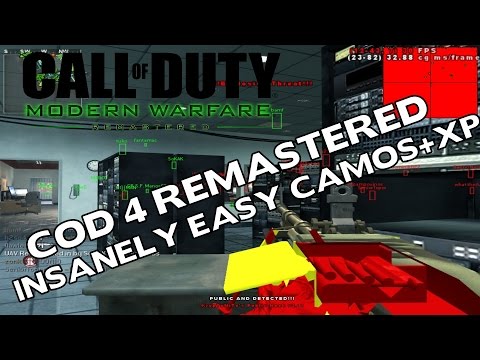 COD4: CRAZY GLITCH/ UNLIMITED XP+UNLOCK ALL CAMOS