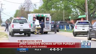 Shoplifting Suspect Crashes 2 Jpso Units During High-Speed Chase Across Ccc