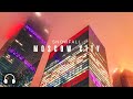 Snowstorm in Moscow City ❄️ Walking among Skyscrapers in the Winter Snow. Russia, 4k