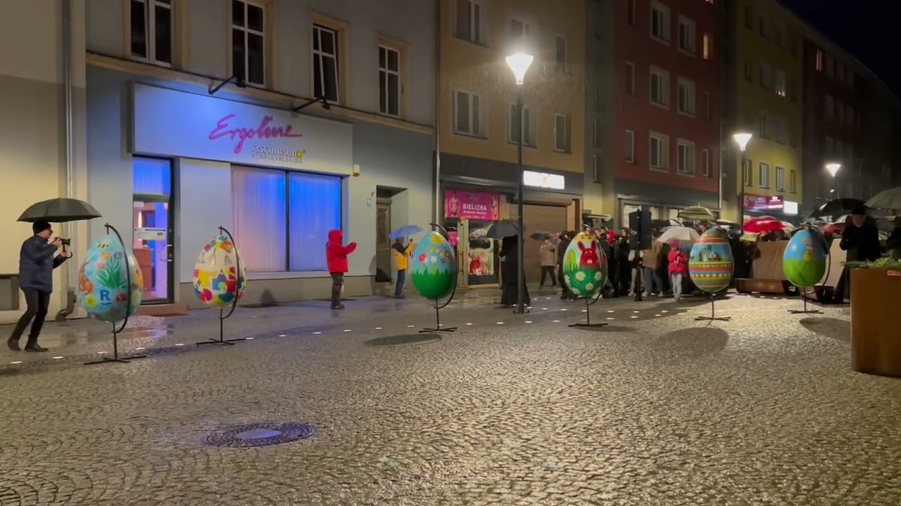 Racibórz. Droga Krzyżowa ulicami śródmieścia 08.04.2022