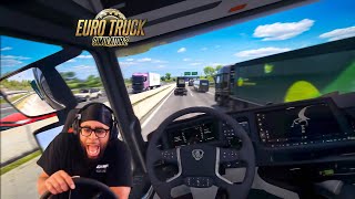 THESE ARE THE FASTEST TRUCKS WE'VE EVER DRIVEN IN EURO TRUCK SIMULATOR 2 lmaooo screenshot 4