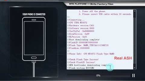 MTK6572 NAND Write Factory Flash With Inferno Key