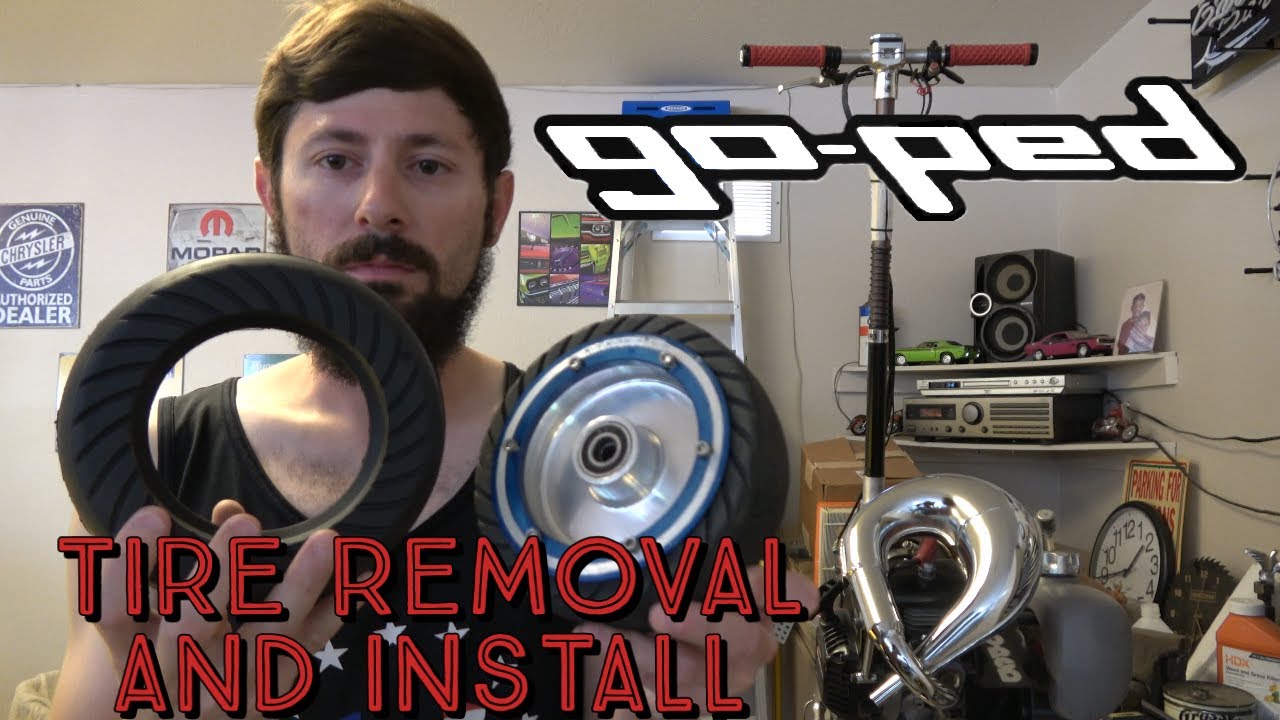Goped Sport Tire Install YouTube