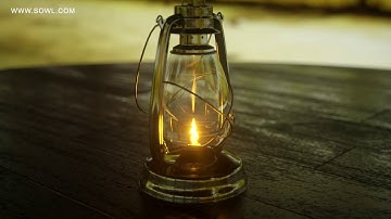 Lantern rendered in 3DS Max Octane 4.0 with Animated Flame, No Particles