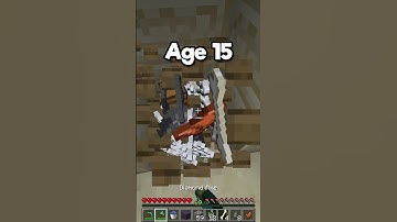 Minecraft Desert Temple Looting at Different Ages (World
