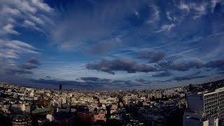Clouds Paris morning to night 05 08 2019