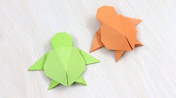 How to a Paper Turtle - Easy Origami Turtle Tutorial