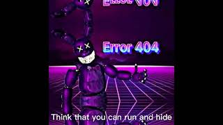 Error 404 Springbonnie Song “Horrified„