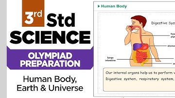 3rd Std Science Olympiad || Human Body || Earth & Universe || Practice || Olympiad Preparation
