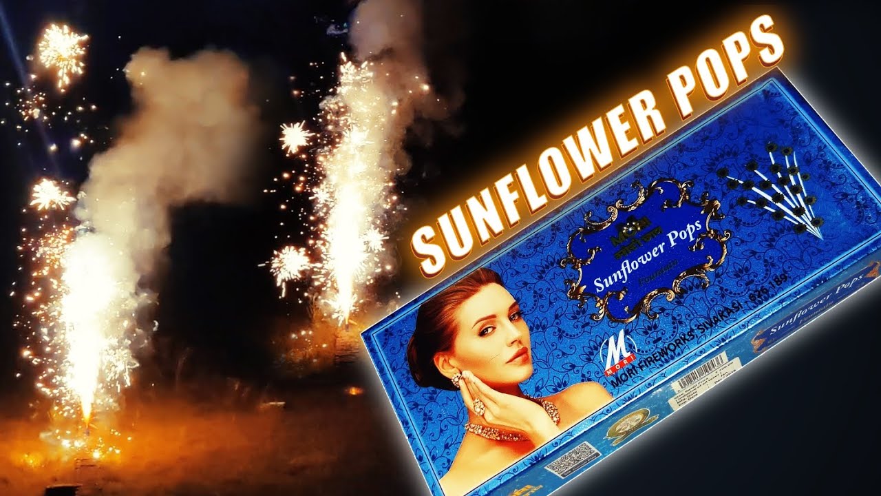 SUNFLOWER POPS MORI FIREWORKS AWESOME FOUNTAIN FOR DIWALI 🎇 2023 MORI BRAND YouTube