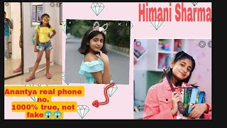 My miss Anand/Anantya..real phone number..real phone number nhi Mila to khena..1000%Sure real number