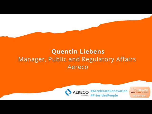 #AccelerateRenovation: Quentin Liebens from Aereco