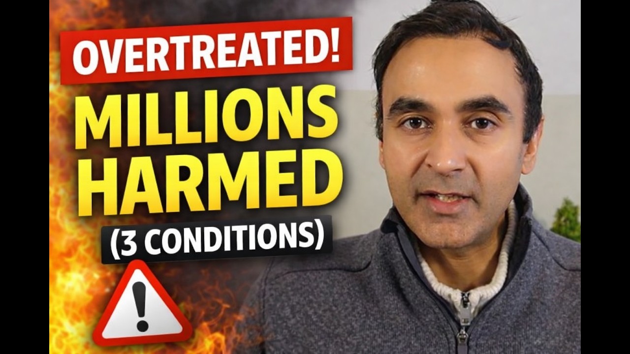 Миллионы людей страдают от чрезмерного лечения (3 заболевания).