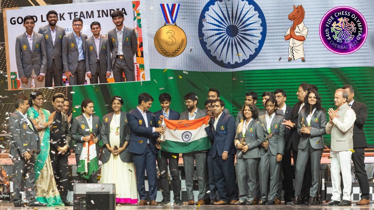 India wins a historic double Bronze at 44th Chess Olympiad 2022 - ChessBase  India